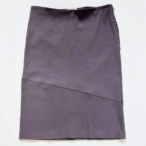 Sky David Park A Line Pencil Side Slit Skirt Womens Medium Black